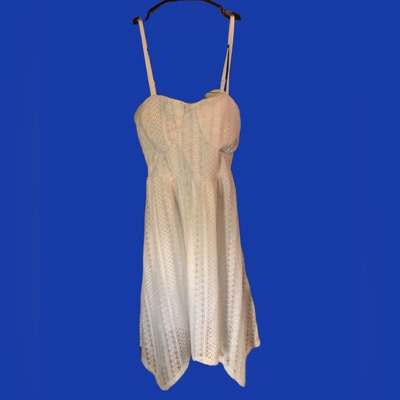 No Boundaries White Mini Dress Medium - Picture 1 of 8